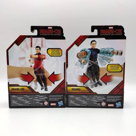 Marvel Shang-Chi 5" Action Figure Lot Wenwu & Shang-Chi Hasbro 2021 MCU - Picture 2 of 3